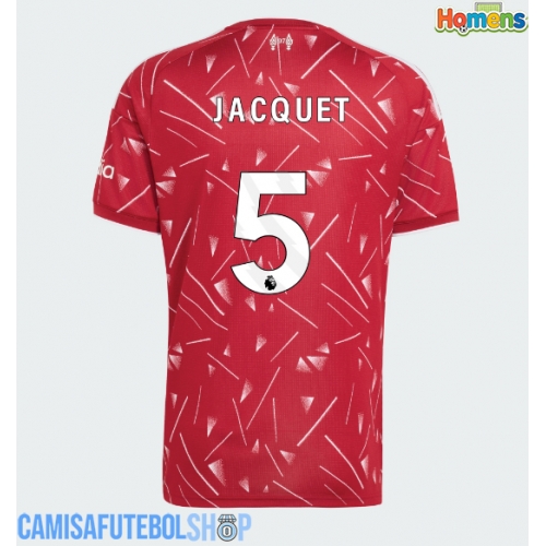 Camisa de time de futebol Liverpool Jeremy Jacquet #5 Replicas 1º Equipamento 2026-27 Manga Curta